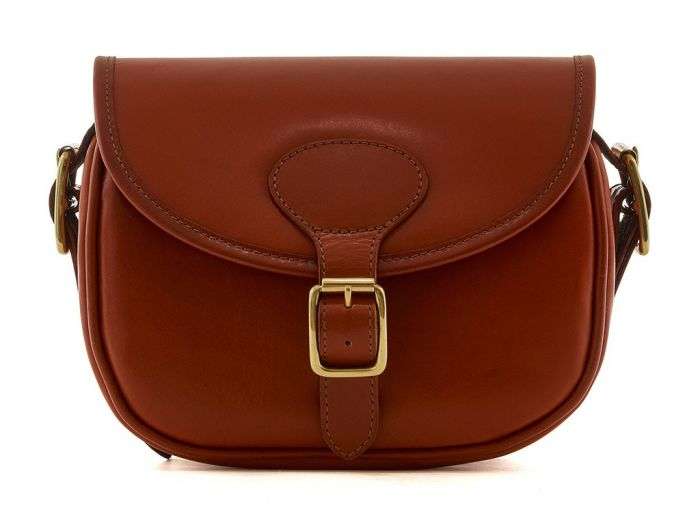 Chatham <br> Leather Cartridge Bag Chestnut