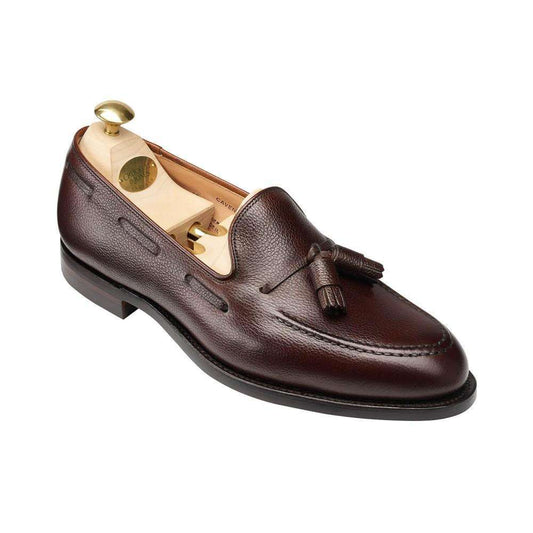Crockett & Jones <br> Cavendish Dark Brown Pebble Grain City Sole