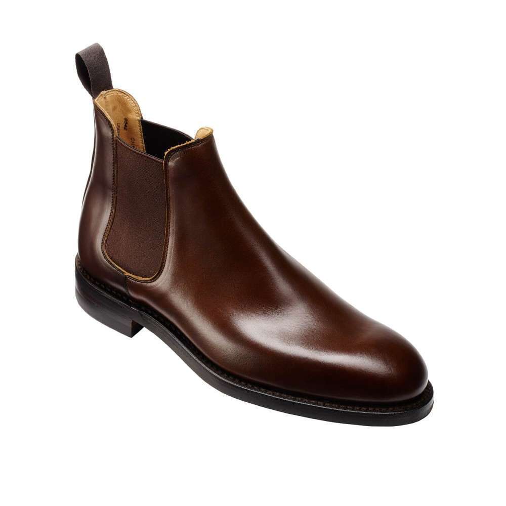 Crockett & Jones <br> Chelsea 5 Dark Brown Wax Calf