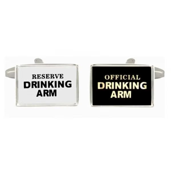 G&G Drinking Arm Cufflinks