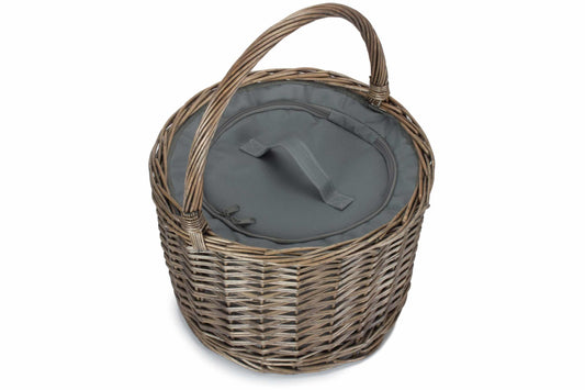 G&G Happy days round picnic cooler basket