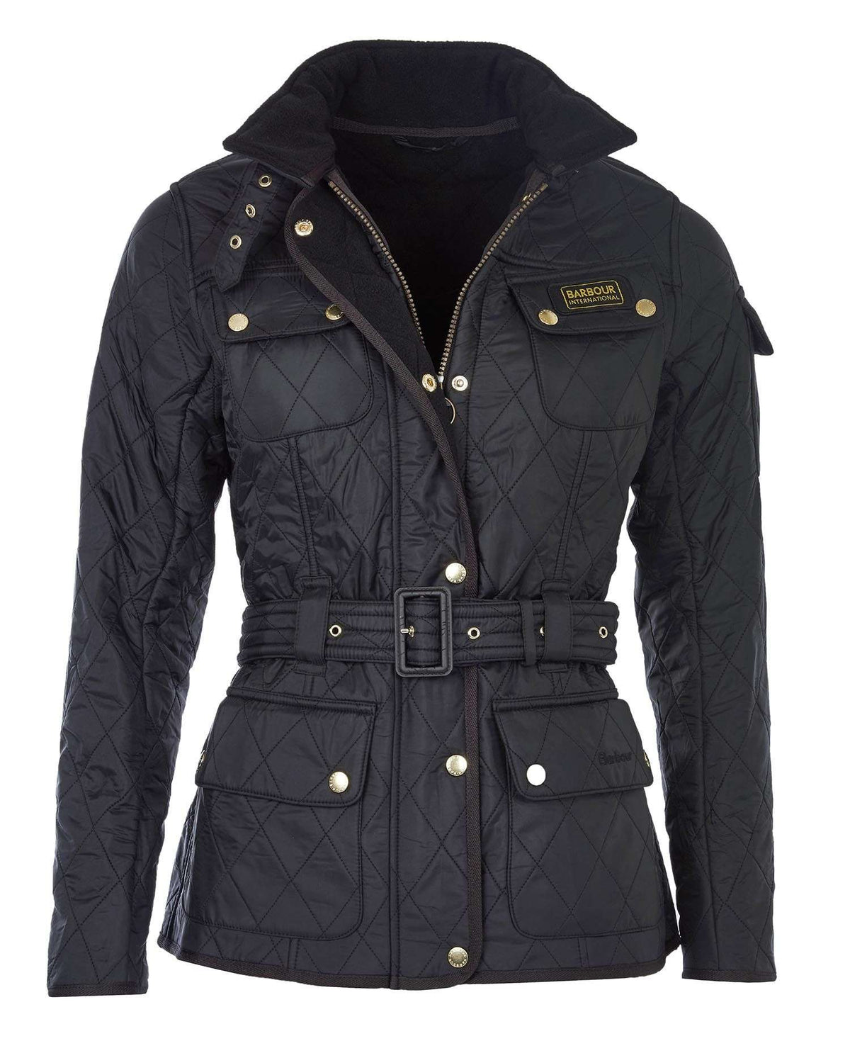 Barbour <br> Women's Internatonal Polarquilt Black