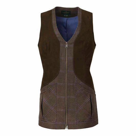 Laksen Sporting <br> Pippa Linhope Tweed Zip Shooting Vest