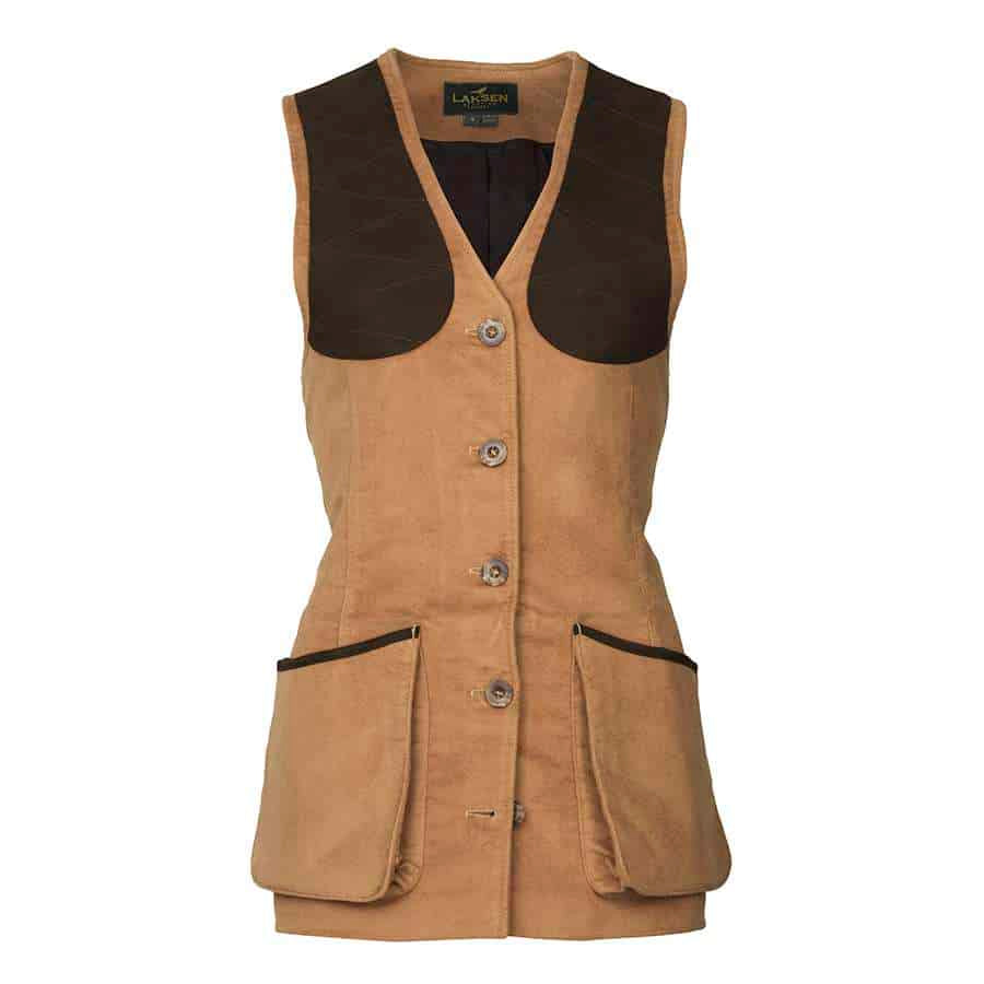 Laksen Sporting <br> Lady Belgravia Beauly Shooting Vest Camel