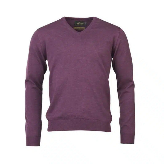 Laksen Sporting <br> Sussex V Neck Heather