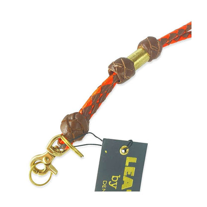 Leather by Beth <br> Whistle Line Cognac/Orange