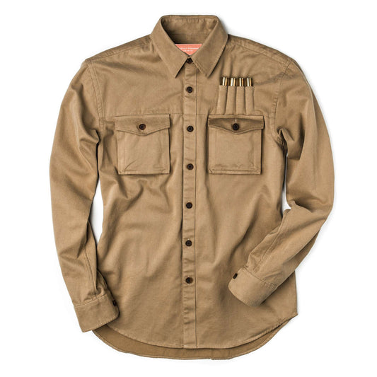 Westley Richards <br> Expedition Safari Shirt Brushed Sand