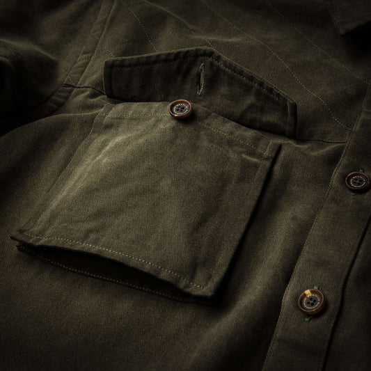 Westley Richards <br> Expedition Safari Shirt Brushed Green